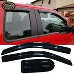 Fits 04-14 Ford F150 Supercab Extended Window Visors Rain Sun Guard Vent 4PC. Fixed Price $26.99.