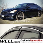 Wellvisors Window 11-19 For Infiniti M35H M37 M56 Deflectors. Fixed Price $105.99.