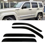 Set Of Window Visors Vent Sun Rain Guards Fit Jeep Liberty 2008 2009 2010-2013. Fixed Price $26.00.