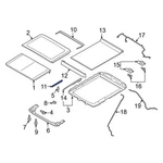 Genuine Ford Side Shield ML3Z-16500A66-B. Fixed Price $21.73.