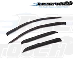 Dark Smoke Outside Mount Visor Rain Guard 4PCS Chevy Silverado Ext Cab 2014-2016. Fixed Price $37.15.