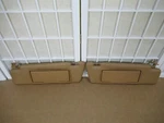 86-95 Mercedes Benz W124 Oem Tan Left Right Roof Interior Sun Visor Mirror Set. Fixed Price $338.99.