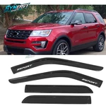 Window Visor 4PCS 11-19 Ford Explorer Smoke Acrylic Rain Shade Deflector Set. Fixed Price $41.99.