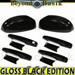 2007-2013 Chevy Silverado Crew Gloss Black Door Handle Covers No Psk+top Mirrors. Fixed Price $554.99.