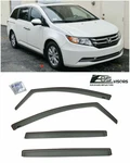 Side Channel Window Visors For Honda Odyssey 2011-2017 Rain Deflectors. Fixed Price $533.99.