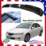 Fits 2004-08 Acura Tsx Style Gloss Black Rear Roof Window Visor Spoiler. Fixed Price $49.99.