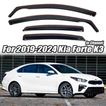 In-channel 2019-2024 Kia Forte K3 Rain Guards Window Visors Vent Deflectors. Fixed Price $44.17.