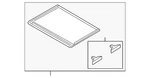 Genuine Volkswagen Sunshade 561-877-255-A-5T5. Fixed Price $164.39.