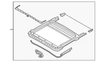 Genuine Nissan Sunroof Assembly 91306-9HB0A. Fixed Price $1180.28.