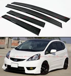 Factory Style Smoke Clip Sleek Window Visor Shade For 09-2014 Honda Fit Jazz. Fixed Price $29.99.