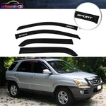 Fits For 05-10 Kia Sportage Window Visor Shade Smoke Vent Guard W/ White. Fixed Price $42.31.