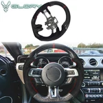 Fits 15-17 Mustang V3 Steering Wheel Carbon Fiber Alcantara W/ Red. Fixed Price $269.99.