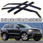 In-channel Window Visor Deflector Rain Guard For Jeep Grand Cherokee 2011-2021. Fixed Price $42.59.
