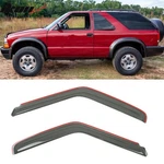 Fits 94-03 Chevy S10 Blazer Gmc Sonoma Window Visors Vent Rain Guards In-channel. Fixed Price $36.99.