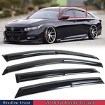 For 2018-2022 Honda Accord Jdm Mugen Style Tape-on Window Visor Vent Rain Guards. Fixed Price $24.99.