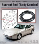 1983-1991 Genuine Porsche Sunroof Seal (body Section) 94456462302. Fixed Price $28.35.