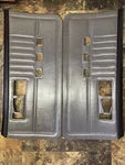 1982-92 Camaro Vinyl Medium Dk Grey Interior Door Panels Card Set Lh Rh Gm. Fixed Price $467.00.