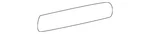 Genuine Mitsubishi Windshield Spacer MB419223. Fixed Price $17.70.