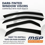 4PCS Outside Mount Jdm 2.0 Mm Visor Rain Guard Bmw E60 525I 530I 545I 2004-2010. Fixed Price $38.08.