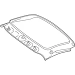 Genuine Mercedes-benz Trim Retractable Roof Oem 17279002459H23. Fixed Price $376.92.