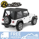 Bestop Sailcloth Replace Half Door Blk Crush For 97-02 Jeep Wrangler Tj. Fixed Price $799.99.
