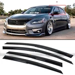 Fit 13-18 Nissan Altima Vip Jdm Mugen Style 3D Wavy Window Visor Vent Rain Guard. Fixed Price $29.99.
