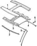 Genuine Nissan Drip Molding 73853-30P00. Fixed Price $51.83.