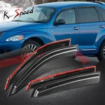 4X Black Window Visor Sun Guard Rain Deflector For Chrysler Pt Cruiser 2001-2010. Fixed Price $46.79.