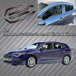 In-channel Window Visor Rain Sun Shade Guard Deflectors Fit Subaru Impreza 17-25. Fixed Price $55.99.