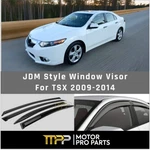 Jdm Style Window Vent Visors Rain Sun Shade Deflectors Fits Acura Tsx 2009-2014. Fixed Price $35.79.