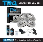 Trq Front & Rear Ceramic Brake Pads Rotors With Fluids Kit For Chrysler Dodge. Fixed Price $219.95.