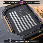 Anti-uv American Flag Roof Mesh Sunshade Top Cover Fit Jeep Wrangler Jku 07+. Fixed Price $32.88.