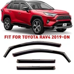 Rain Guards Vent Visors Shade For 2019-2025 Toyota RAV4 Shatterproof. Fixed Price $62.99.