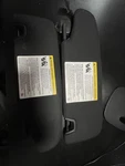 15-22 Mustang Pair 2X Black Sun Visor Shade Illuminated Lh Rh Oem Factory. Fixed Price $92.00.