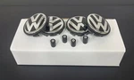 Vw Volkswagen Wheel Center Caps &tire Air Jetta Golf Passat Beetle Fit Oem. Fixed Price $59.95.