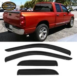 Fits 02-09 Dodge Ram 1500 2500 Quad/crew Cab Window Visors Rain Sun Guard Vent. Fixed Price $29.99.