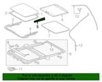 Genuine Toyota Sunroof/sliding Side Trim/bellow/cover 63217-30100. Fixed Price $35.35.