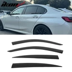 Fits 19-26 Bmw G20 3 Series Sedan Low Profile Style Tape-on Window Visors Guards. Fixed Price $42.99.