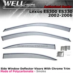 Wellvisors For Lexus ES300 ES330 02-06 Deflectors Rain Guards Window. Fixed Price $88.99.