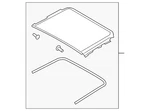 Genuine Nissan Sunroof Glass 91604-4BA0A. Fixed Price $749.06.