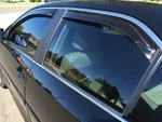 Audi Q7 In-channel Rain Guards Wind Deflectors 2007-2015 Front & Rear Dark Smoke. Fixed Price $125.00.
