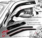Outside Mount Rain Guard Visor Sun Roof Type 3PC Fit Nissan 240SX S13 89-94 Hb. Fixed Price $54.75.