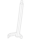 Genuine Nissan Window Regulator Guide 80387-3SB0A. Fixed Price $39.10.