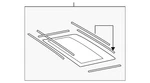 Genuine Audi Sunroof Glass 4L0-877-056-B. Fixed Price $809.18.