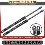 2PCS Top Cover Lh & Rh Lift Supports For Volkswagen Cabriolet 85-93 Convertible. Fixed Price $16.99.