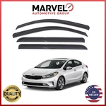 Out-channel Window Sun Vent Visor Rain Guards Deflectors Kia Forte 2014-2018. Fixed Price $31.90.