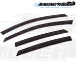Dark Smoke Outside Mount Window Visor Rain Guard 4PCS Ford Focus Sedan 2008-2011. Fixed Price $38.74.