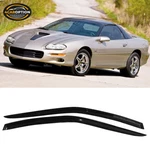 Fits 93-02 Chevy Camaro Pontiac Firebird Window Visors Rain Sun Guard Vent 2PC. Fixed Price $45.99.