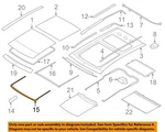 Ford Oem 07-19 Edge,mkt,mkx Sunroof-deflector Assy 9T4Z78500A26A. Fixed Price $786.62.