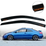 Fits 06-11 Honda Civic Coupe Window Visor Rain Guard Shade Deflector W/ Mugen. Fixed Price $42.29.